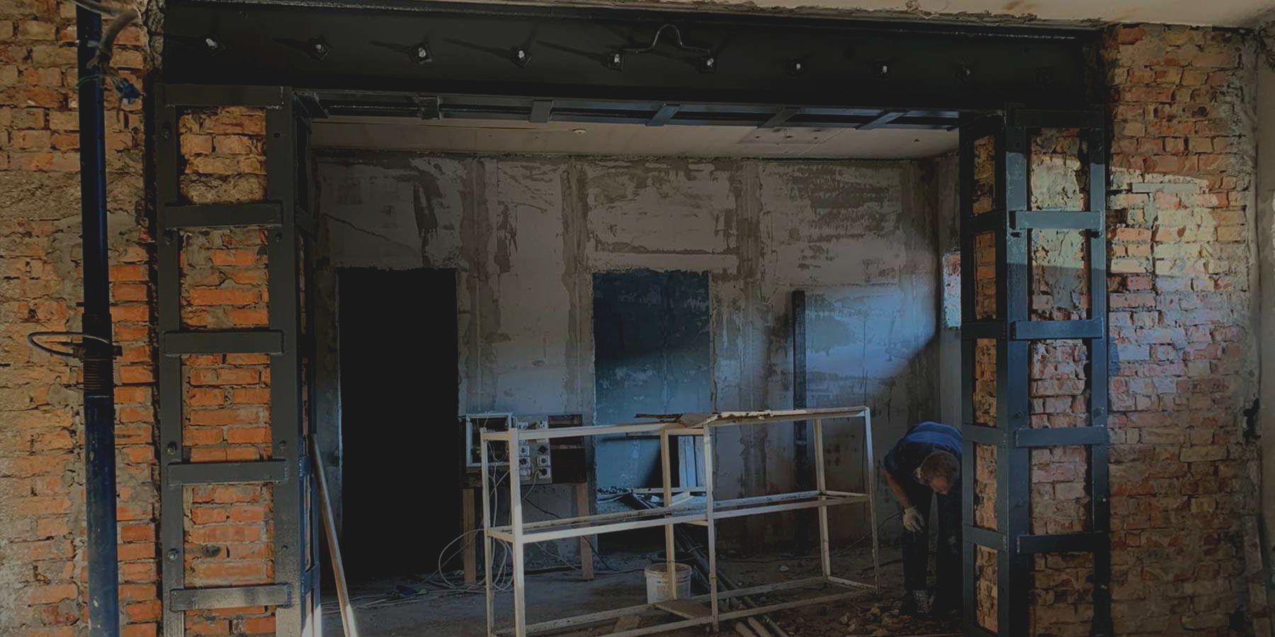 Усиление с помощью металлических элементов 