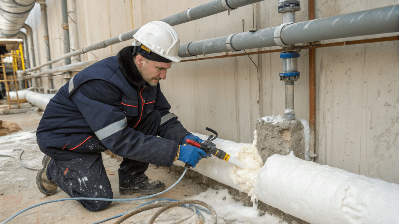 Как остановить активную протечку: инструкция с использованием быстрореагирующей пены